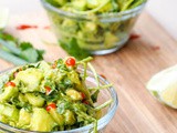 Vegan Cucumber Avocado Salad {Gluten-Free}