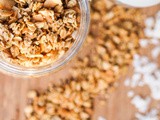 Vegan Nut Free Coconut Granola {Gluten-Free}