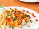 Vegan Red Lentil, Sweet Potato, Kale Curry {Gluten-Free}