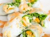 Vegan Summer Rolls with Mango and Avocado {gf}