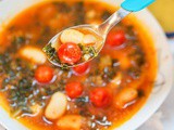 White Bean Kale Soup {30 min, gf, Vegan}