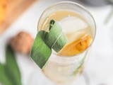 Winter Prosecco Cocktails with Sage, Pear & Ginger