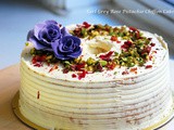 8 inches Earl Grey Rose Pistachio Chiffon Cake