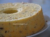 Cream Corn Cranberry Chiffon Cake