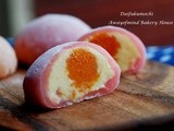 Daifukumochi 大福饼 (with custard and sweet potato filling)