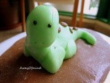 Dinosaur Fondant Cake