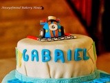 Fondant Race Cars Cake