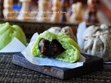 Green Tea Bao and Black Sesame Bao