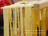 Homemade Pumpkin Noodles 南瓜手工面