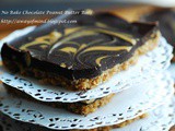 No Bake Chocolate Peanut Butter Bars