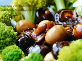 Quail Eggs With Mushrooms 安鹑蛋扒蘑菇