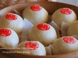 Steamed Custard Bun (Nai Huang Bao) 惜福奶黄包