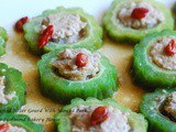 Stuffed Bitter Gourd with Minced Pork