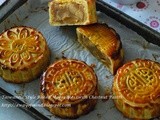 台式奶香月饼 （板栗馅） Taiwanese Style Baked Mooncakes (with Chestnut Paste)