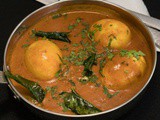 Andhra Egg Curry (Kodi Guddu Pulusu)