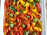 Charred Bell Pepper Salad