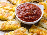 Cheesy Cauliflower Breadsticks