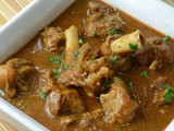 Chettinad Lamb Bone Sambar (Chettinad Elumbu Kuzhambu)