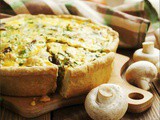 Chicken and Mushroom Quiche