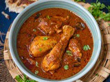 Kobari Kodi Pulusu (Chicken in Dry Coconut Gravy)