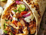 Lebanese Chicken Wraps