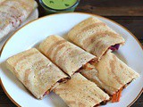 Oats Dosa Roll