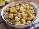 Paneer Baby Corn Chaat