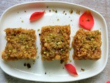 Paneer Gulkand Burfi