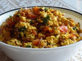 Paneer Podimas with Eggs