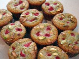 Pistachio and Raspberry Muffins