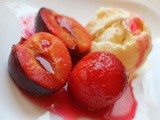 Poached Plums