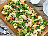 Smoked Salmon, Asparagus and Avocado Salad