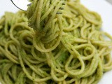 Spaghetti with Avocado Sauce (Avocado Spaghetti)