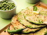 Spicy Peas Paratha