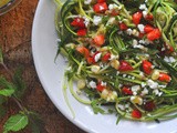 Strawberry and Zucchini Noodle Salad