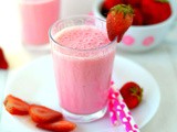 Strawberry Banana Lassi