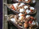 Stuffed Brinjals with Lamb