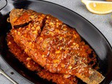 Stuffed Fish with Almond Sauce