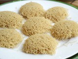 Thinai Idiyappam (Foxtail Millet Idiyappam)