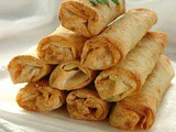 Vegetarian Golden Spring Rolls