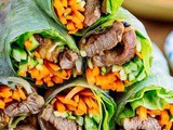 Vietnamese Roast Pork Salad Wraps