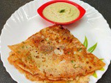 Wheat Dosa (Godhuma Dosa)