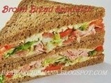Brown bread sandwich