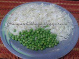 Cabbage peas cuury