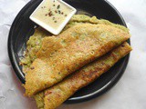 Andhra Pesarattu | Whole Moong Dal Dosa | Indian Breakfast Recipe