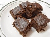 Banana Brownies -Eggless | Quick and easy one