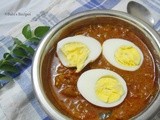 Boiled Egg Masala | Egg recipe | Side dish for Roti/Chapathi