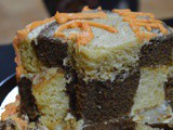Checkerboard Cake Without any Fancy Pan | Sweet to share a Happy News | Celebration Cake