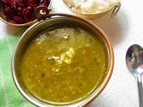 Dal Palak | Spinach in Lentils (With Moong dal)