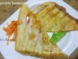 Grilled Vegetable Sandwich | Easy Sandwich Recipe | Easy Lunch Box Idea